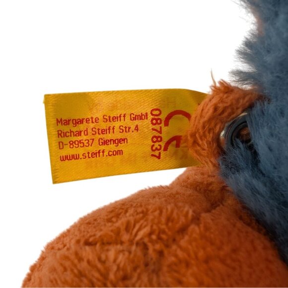 Steiff Bronko Brontosaurus Dinosaur Plush 16" Stuffed Animal Toy #087837 Retired - Picture 6 of 7